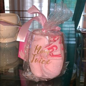 Stemless Wine Glass & Slipper Socks